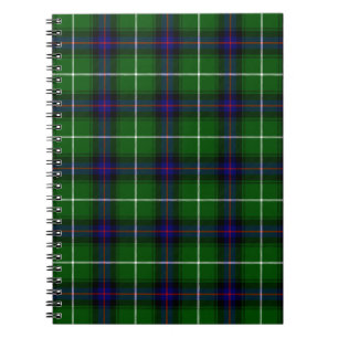 Cuaderno Melocotonería azul tartán de MacDonald