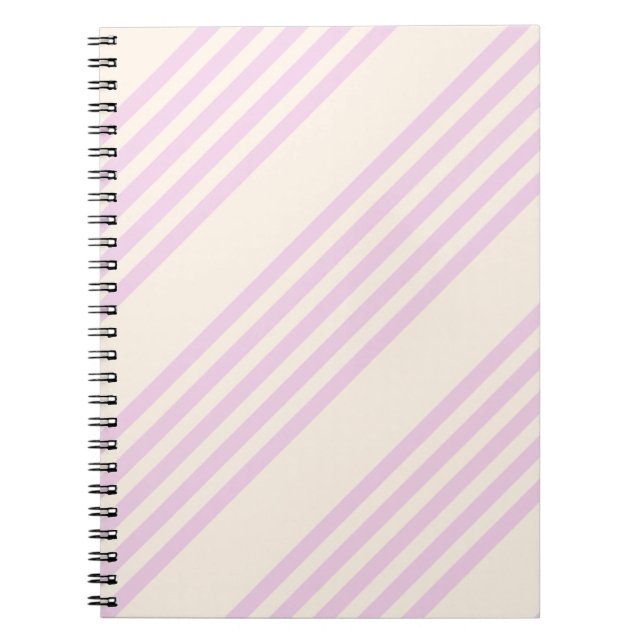 Cuaderno Melocotones y nata cinco rayas patrón (Frente)