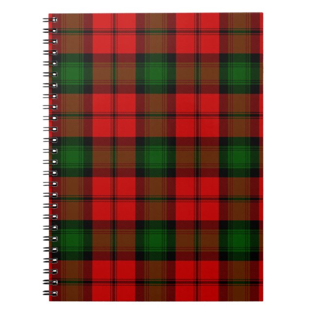 Cuaderno Melocotonus tartan (Frente)
