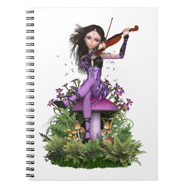 Cuaderno Melodía de hadas Amethyst del dulce del ~ (Frente)
