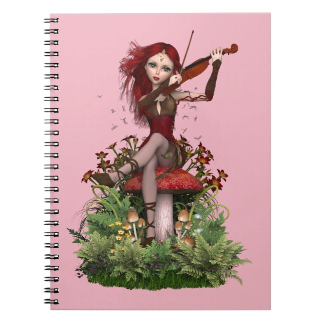 Cuaderno Melodía de hadas coralina del dulce del ~ (Frente)