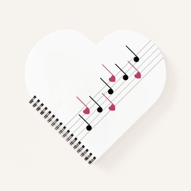 Cuaderno Melodía del amor (lineal) (Anverso)