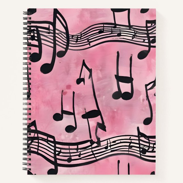 Cuaderno Melodía Rosa (Anverso)