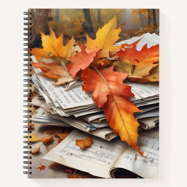 Cuaderno Melodías de Otoño (Anverso)