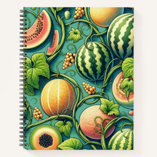 Cuaderno Melon Medley: Un Vibrante Parche De Viñetería