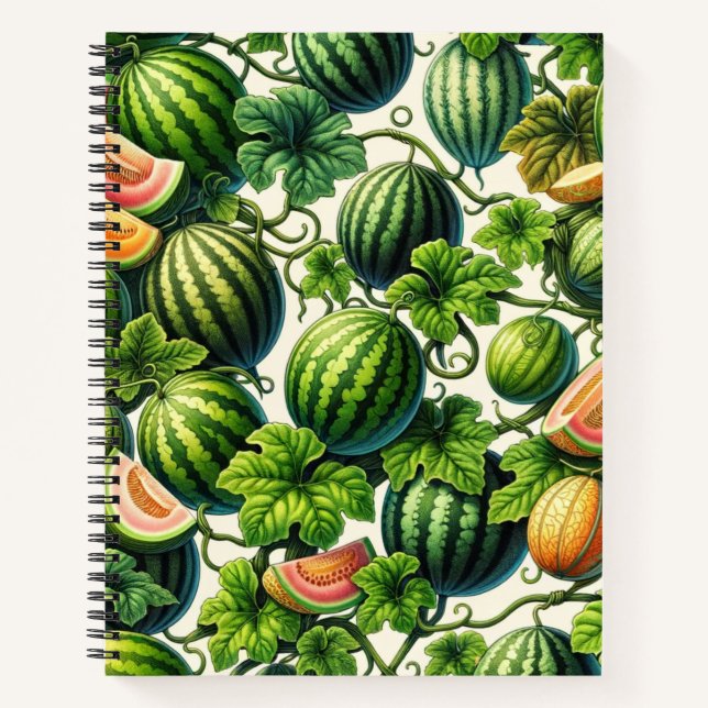 Cuaderno Melon Medley: Un Vibrante Parche De Viñetería (Anverso)