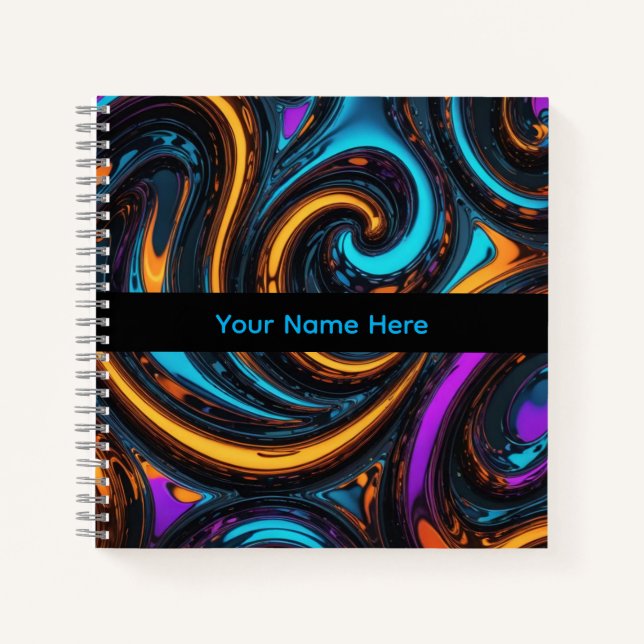 Cuaderno Melted Chrome (Anverso)