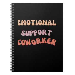 Cuaderno Meme clásico de Coworker de ayuda emocional