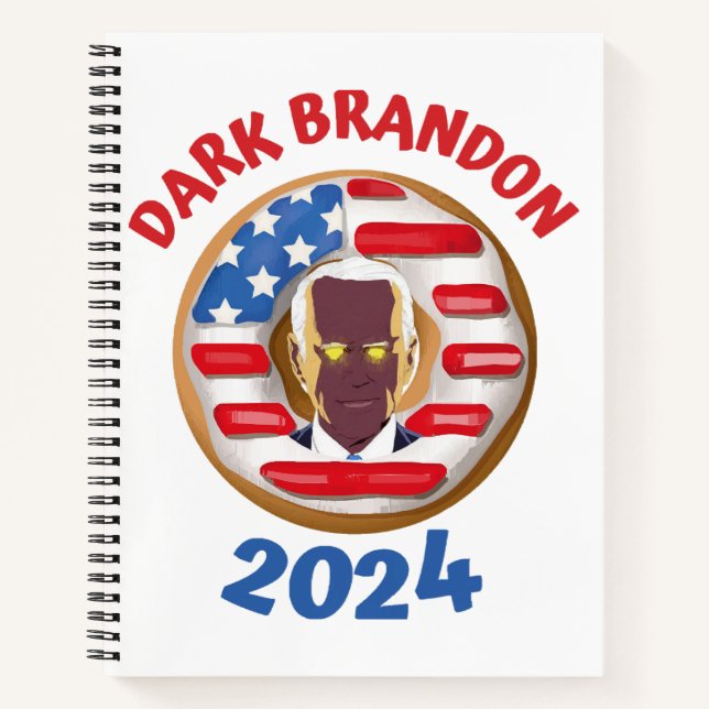 Cuaderno Meme de Dark Brandon t shirt joe Biden 2024 (Anverso)