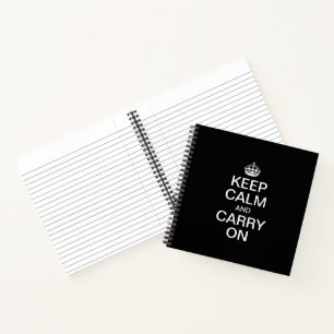 Cuaderno Meme de Internet personalizado: MANTENER LA CALMA 