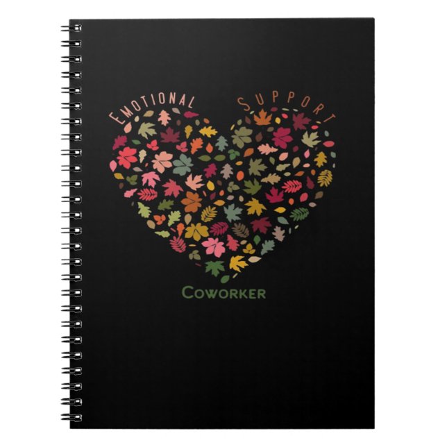 Cuaderno Meme de tendencias clásicas de Coworker de ayuda e (Frente)