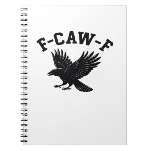 Cuaderno Meme divertido de moda F-Caw-F