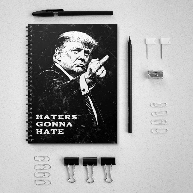 Cuaderno Meme Divertido Dedo Medio Trump 2026 (Subido por el creador)