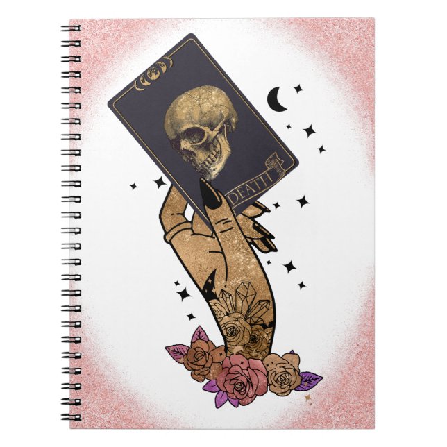 Cuaderno Memento Mori Death Tarot Card (Frente)