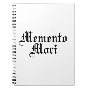 Cuaderno Memento Mori - Frase latina