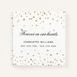 Cuaderno Memorandos de oro blanco