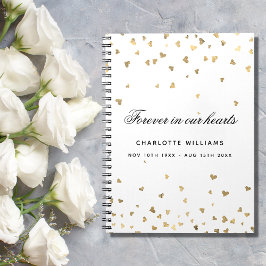 Cuaderno Memorandos de oro blanco