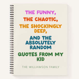 Cuaderno Memoria de Cita Divertida Personalizada para Padre