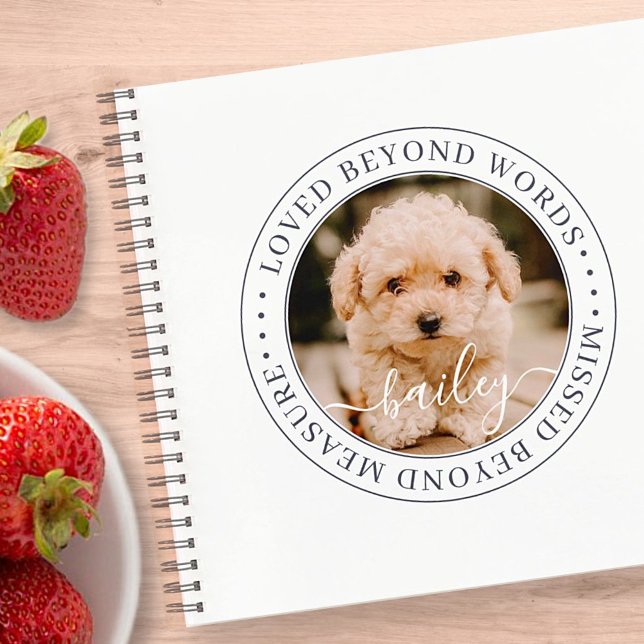 Cuaderno Memorial mascota adorado más allá de las palabras  (Subido por el creador)