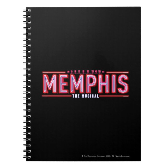 Cuaderno MEMPHIS - el logotipo musical (Frente)