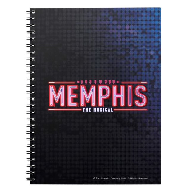 Cuaderno MEMPHIS - el logotipo musical (Frente)