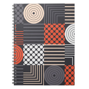 Cuaderno Memphis Magic: Geometric Banner Fun