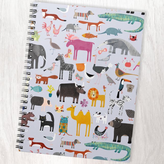 Cuaderno Menagerie animal (Animal menagerie notebook)