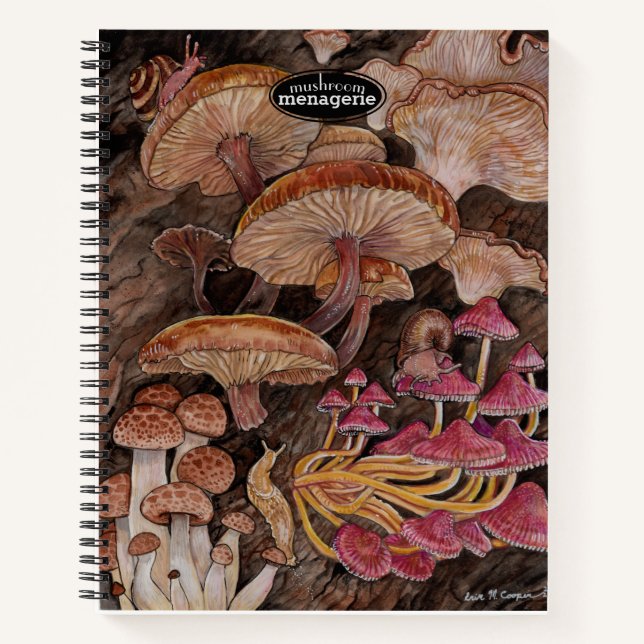 Cuaderno Menagerie of Mushrooms (Anverso)
