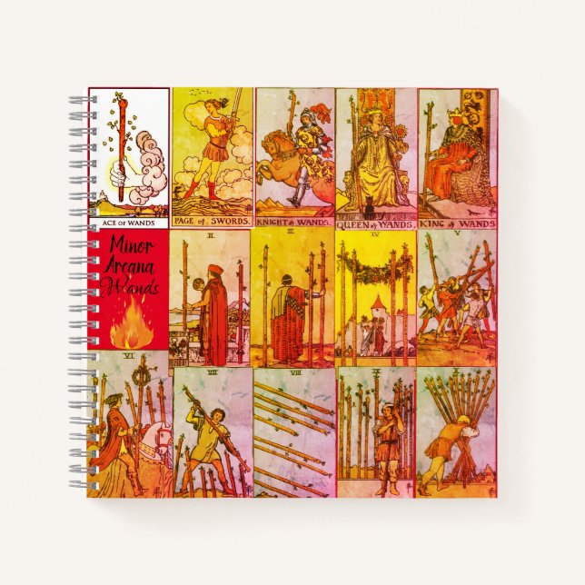 Cuaderno Menor Wands Arcana (Anverso)