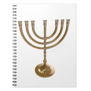 Cuaderno menorah de oro