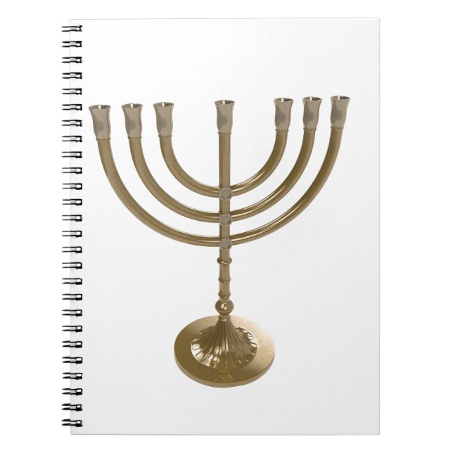 Cuaderno menorah de oro (Frente)