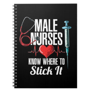 Cuaderno Mens Funny Carer Hospital Murse I Enfermera ¿Te gu