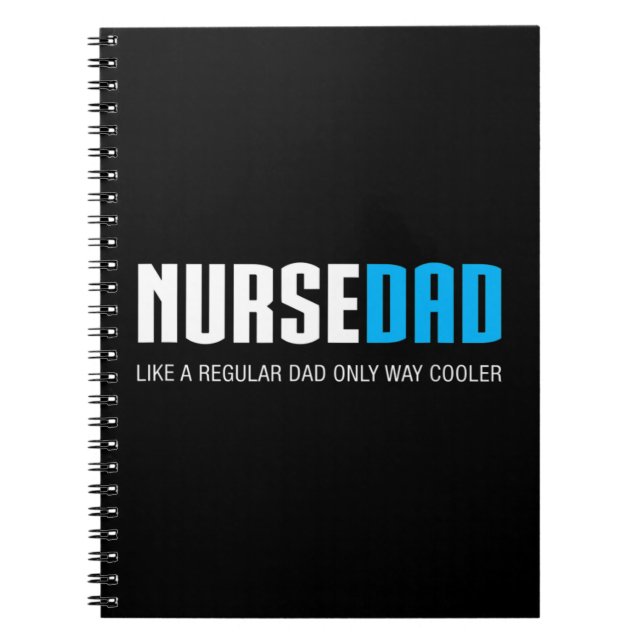 Cuaderno Mens Nurse Dad Funny Cute Fathers Day Gift RN Butt (Frente)