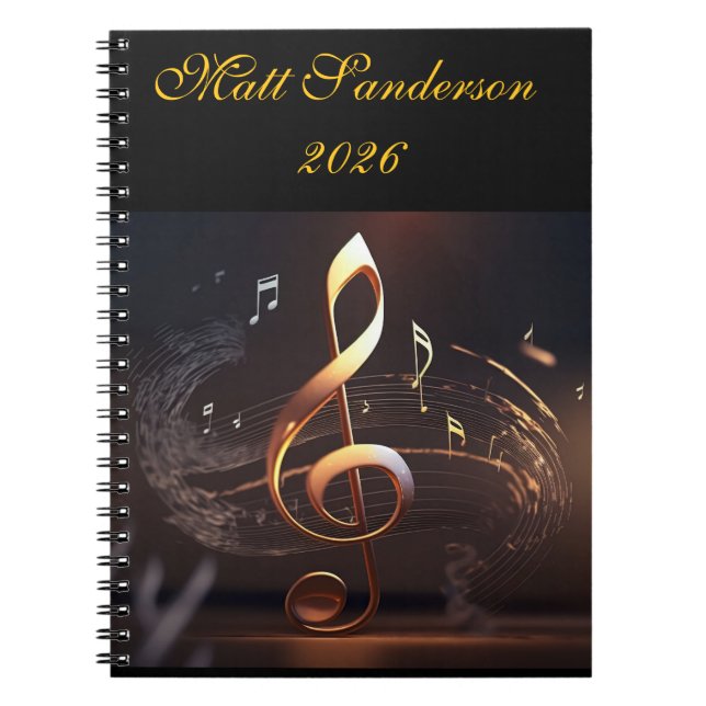 Cuaderno Men's Personal Spiral Photo Notebook (Frente)