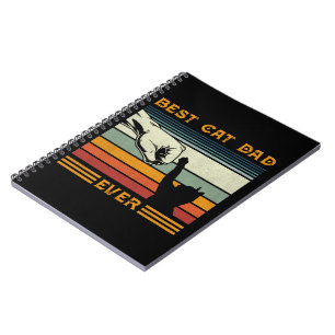 Cuaderno Mens Vintage El Mejor Padre Gato Que Nunca Gane Ga
