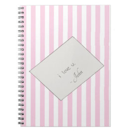Cuaderno Mensaje de carta de amor de Coquette