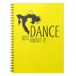 Cuaderno Mensaje Divertido - Baila Sobre Esto 1