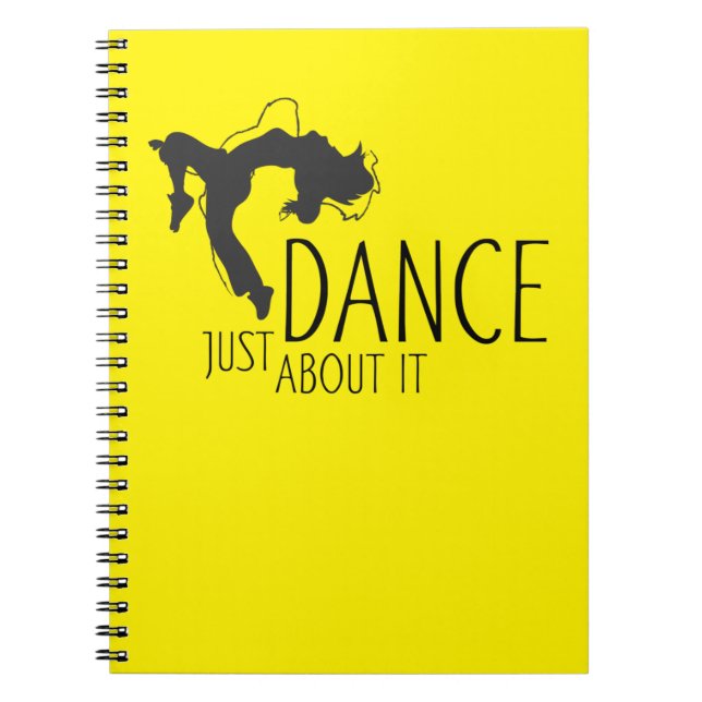 Cuaderno Mensaje Divertido - Baila Sobre Esto 1 (Frente)