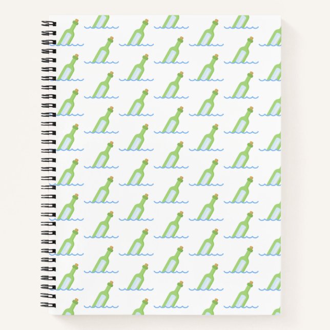 Cuaderno Mensaje en una botella (Anverso)