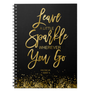 Cuaderno Mensaje Motivacional Deja Un Poco De Brillo