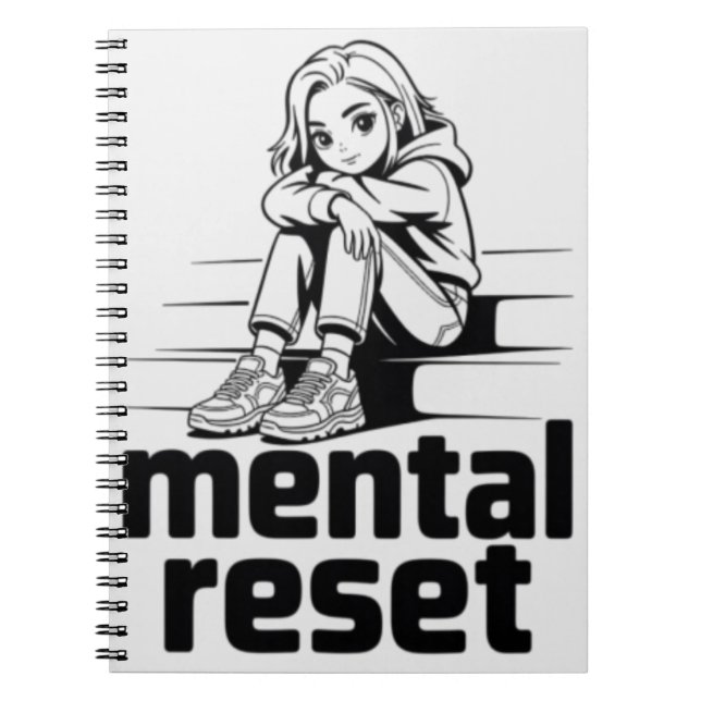 Cuaderno Mental Reset – Silent Reflection Edition (Frente)