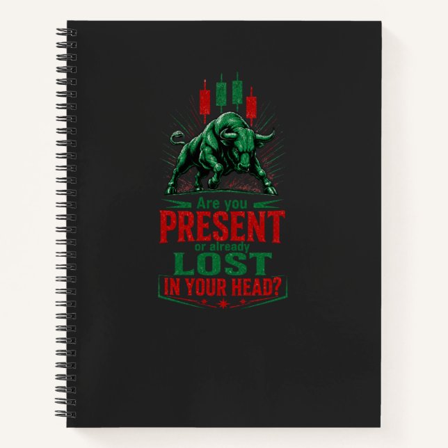 Cuaderno Mentalidad de Negociación de Toro Presente o Perdi (Anverso)