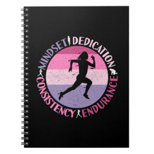 Cuaderno Mentalidad en ejecución - Cita de resistencia Girl