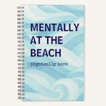 Cuaderno Mentalmente en la Playa | Diario Costero