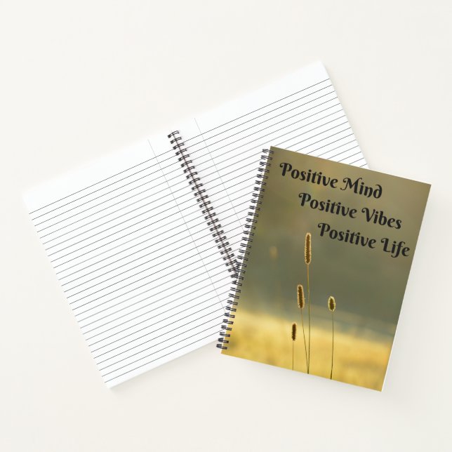 Cuaderno Mente positiva - Vibes positivas - Vida positiva - (Interior)