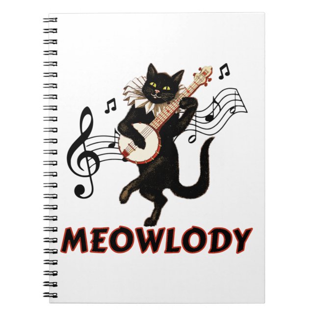 Cuaderno Meolody Cat Music Guitar (Frente)