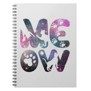 Cuaderno Meow - Diseño de siluetas para gatos y pinturas