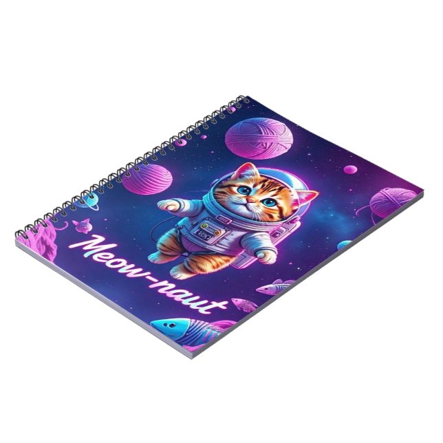 Cuaderno Meow-naut (Lado Izquierdo)