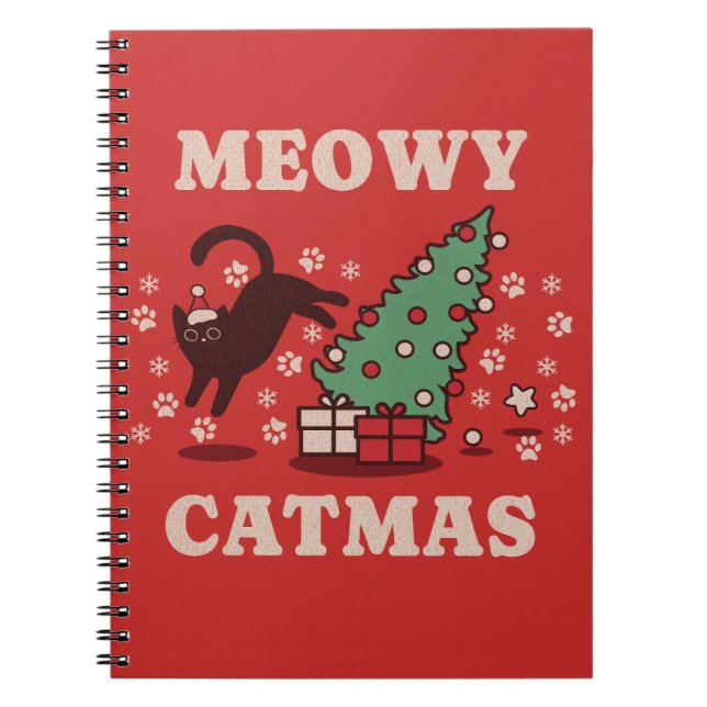 Cuaderno Meowy Catmas (Frente)