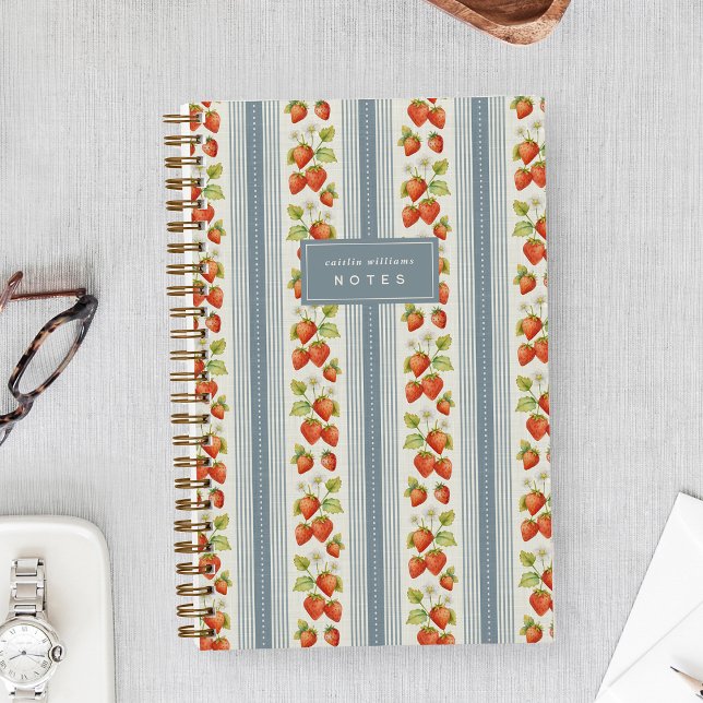 Cuaderno Mercado de Agricultores de Fresa Personalizado Azu (Subido por el creador)